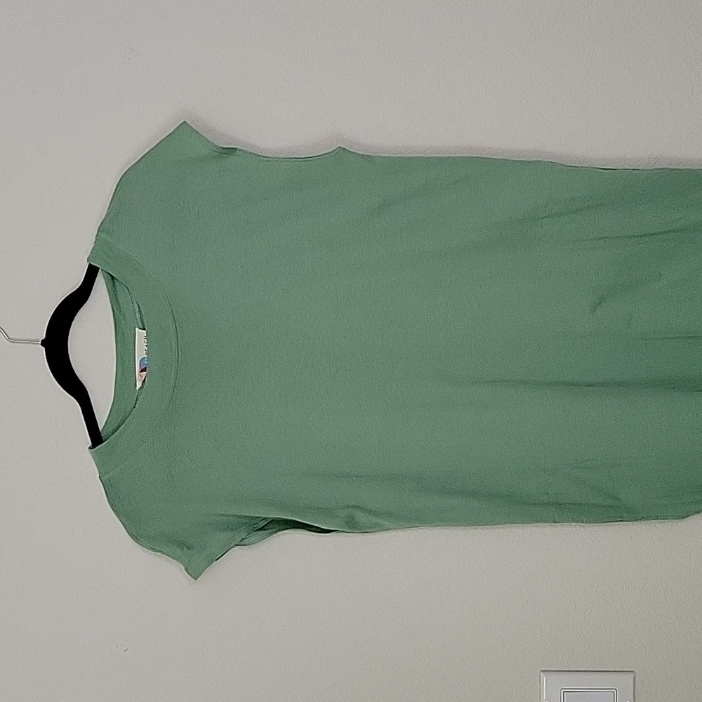Free People Beach All Day Long T-shirt Midi Dress, Green, Size Small